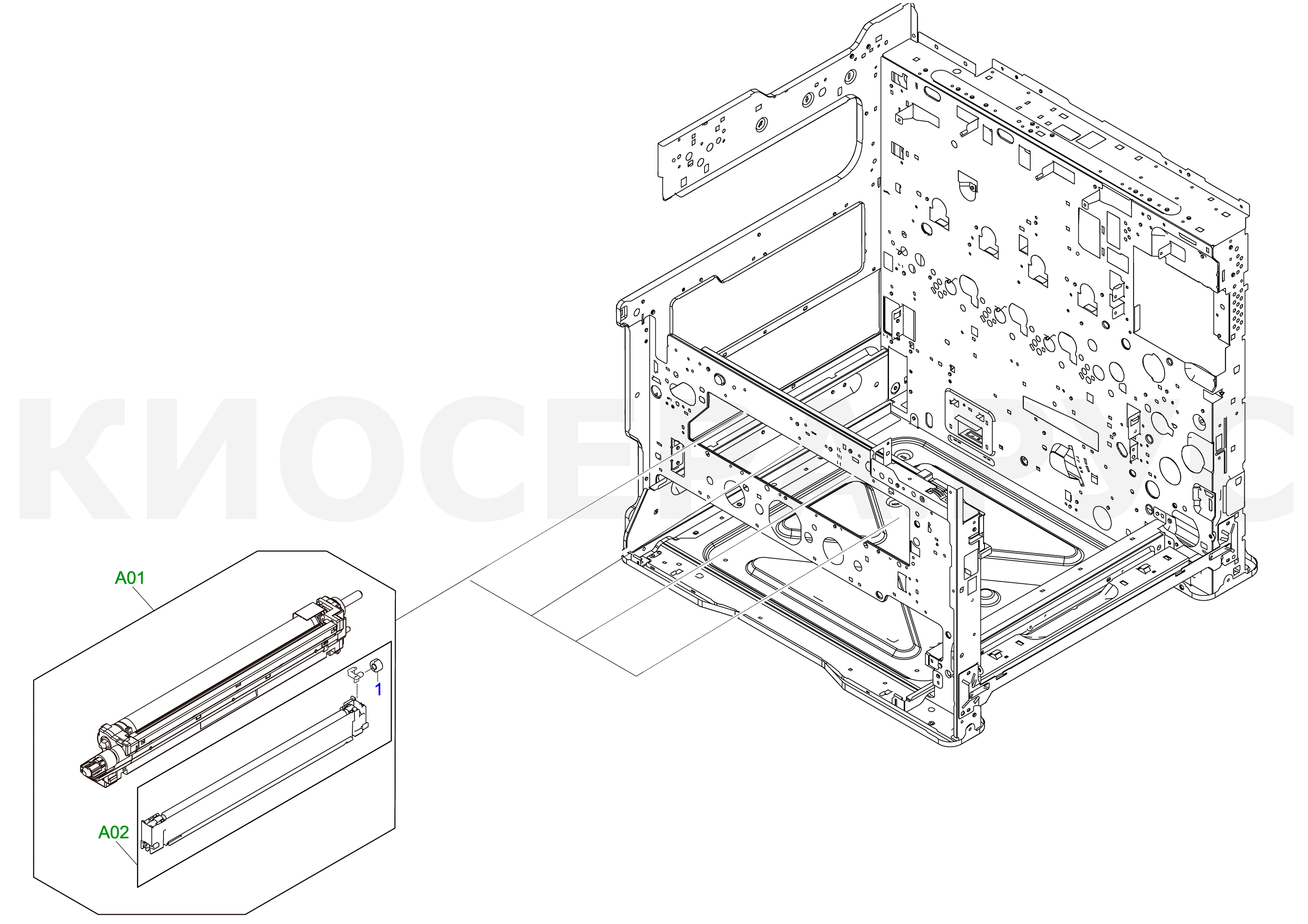 Parts for Kyocera ECOSYS M8124cidn MFP - Image Formation Section