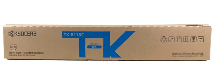 Тонер картридж Kyocera TK-8118C, голубой